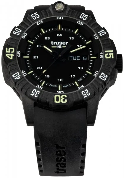 Traser P99 Q Tactical Black Rubber Strap TS-110723