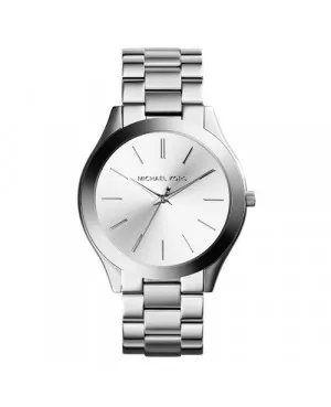 Zegarek damski Michael Kors MK3178 Slim Runway srebrny