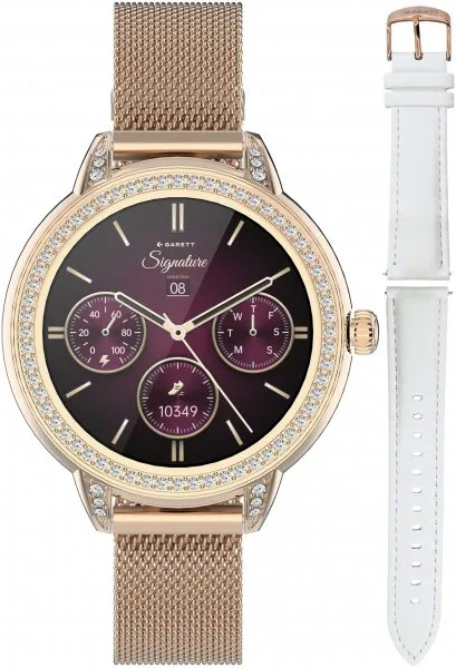 Garett Smartwatch Garett Signature Stella Różowe Złoto Mesh 5904238485118