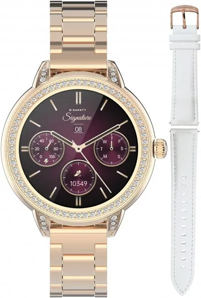 Garett Smartwatch Garett Signature Stella Różowe Złoto Solid 5904238485101