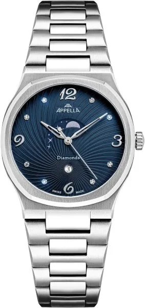 Appella L32006.5175DQS Zegarek Damski - z diamentami