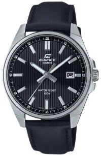 CASIO EFV-150L-1AVUEF - Edifice Classic - Męski - Zegarek na pasku skórzanym
