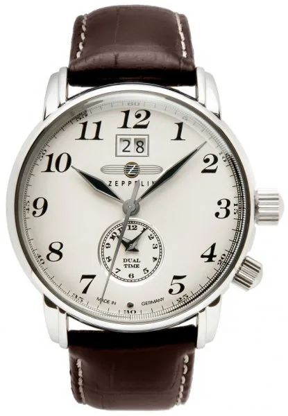 Zegarek Zeppelin, 7644-5, Męski, LZ127 Graf Zeppelin Dual Time