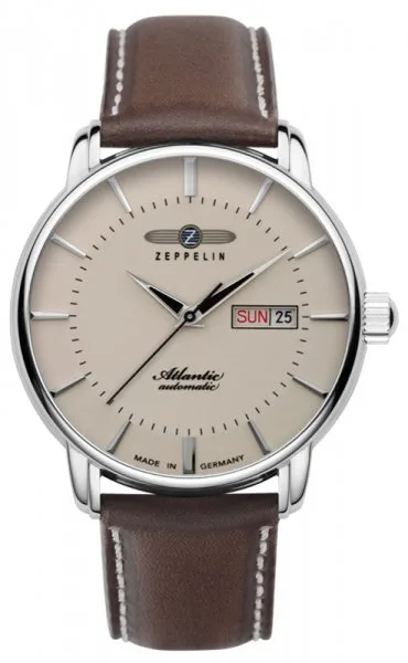 ZEPPELIN 8466-5 - Atlantic Automatic - Męski - Zegarek na pasku skórzanym