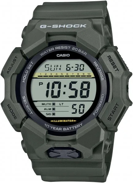 Casio GD-010-3ER – wytrzymały zegarek sportowy z wodoszczelnością 200M i funkcjami cyfrowymi