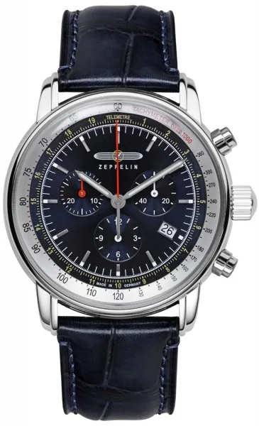 Zegarek Zeppelin, 8888-3, Męski, LZ 14 Marine Quartz Chronograph