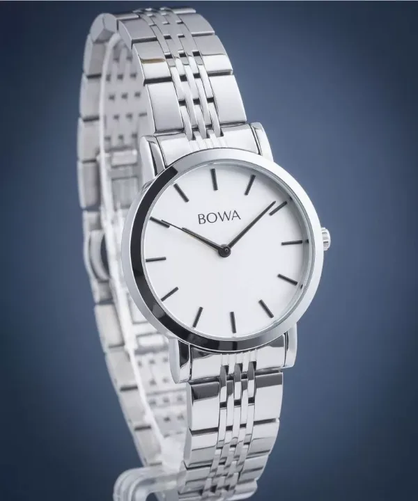 Zegarek damski BOWA Tokyo White Silver Steel 33