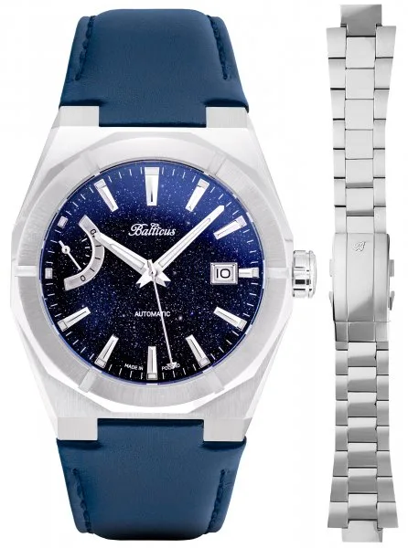 Balticus Gwiezdny Pył 40mm Awenturyn Power Reserve Automatic BALSDSPRA-P