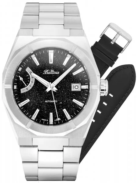 Balticus Gwiezdny Pył 40mm Czarny Power Reserve Automatic BALSDSPRBA