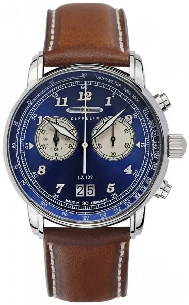 Zeppelin LZ127 Graf Zeppelin Quartz Chronograph Big Date 8684-3