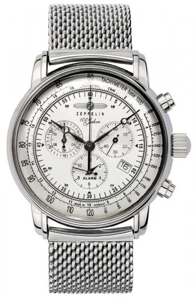 Zegarek Zeppelin, 7680M-1, Męski, 100 Jahre Zeppelin Chronograph