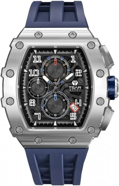 Tsar Bomba Elemental Calendar Silver Blue TB8204Q-14