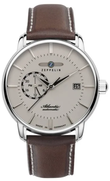 ZEPPELIN 8470-5 - Atlantic Automatic - Męski - Zegarek na pasku skórzanym