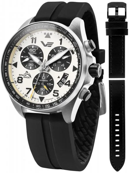 Vostok Europe Space Race White Chrono 6S30-325A743SB