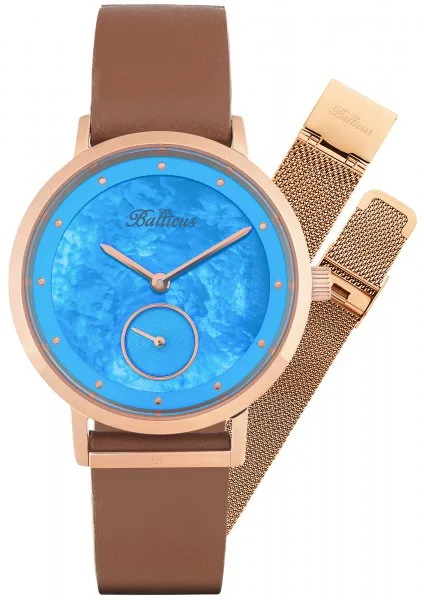 Balticus New Sky Rose Gold Blue Pearl - dodatkowa bransoleta BLT-BALNSRBL-P