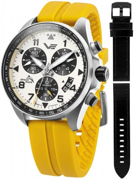 Vostok Europe Space Race White Chrono 6S30-325A743SY
