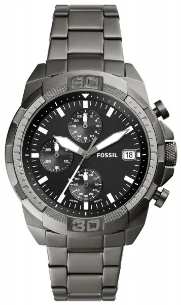 Fossil Bronson Chronograph Black Stainless Steel 43mm FS5852