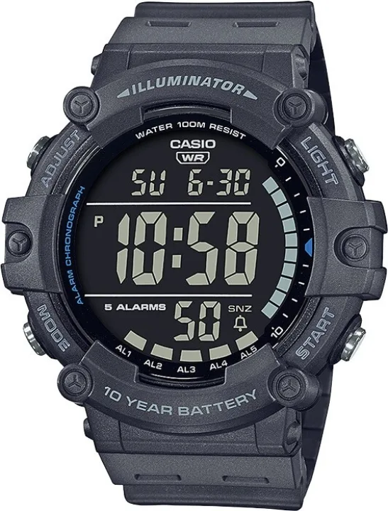 Zegarek męski Casio AE-1500WH-8BVEF Sport 100M z timerem i 5 alarmami