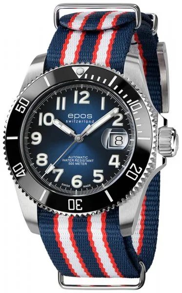 Epos Sportive 3504 Diver Titanium 3504.131.80.36.66