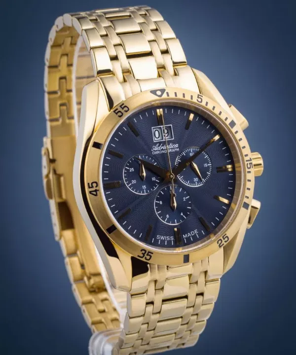 ADRIATICA A8202.1115CH - Chronograph - Męski - Zegarek na bransolecie