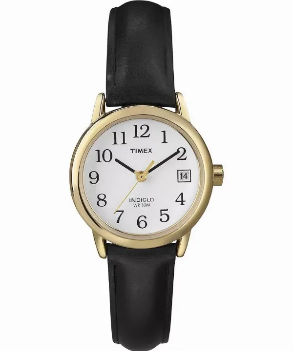TIMEX T2H341 - Easy Reader - Damski - Zegarek na pasku skórzanym