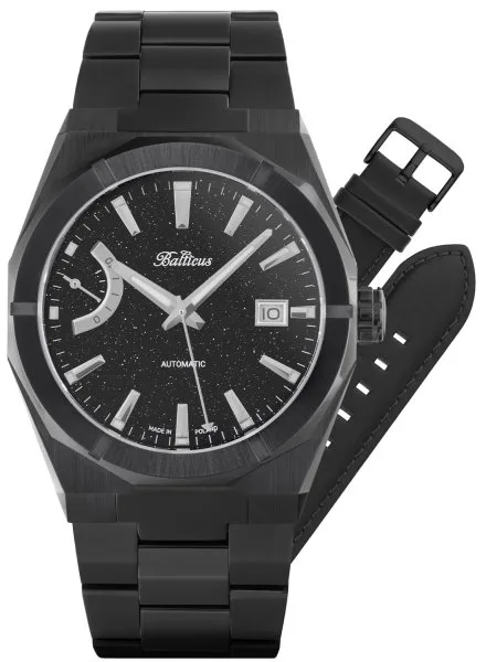 Balticus Gwiezdny Pył 40mm Czarny Power Reserve Automatic BALSDBPRBA