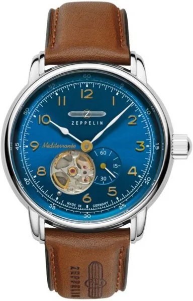 Zeppelin 100 Jahre Mediterranee Azure Blue Open Heart 9666-3