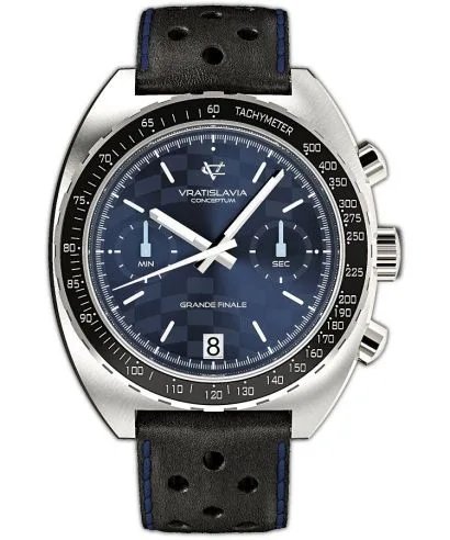 Zegarek męski Vratislavia Conceptum Grande Finale Navy Blue Chronograph Limited Edition