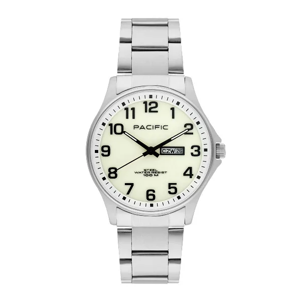 PACIFIC SMB-1073D-01 - Męski - Zegarek na bransolecie