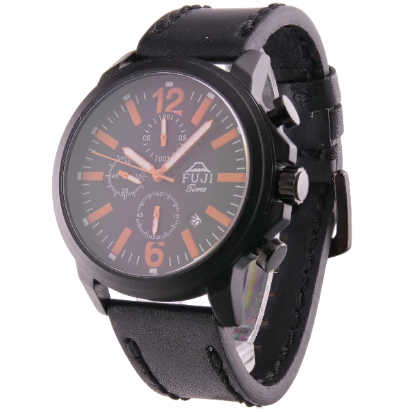 FUJI Time M7102QS - Silver - Męski - Zegarek na pasku