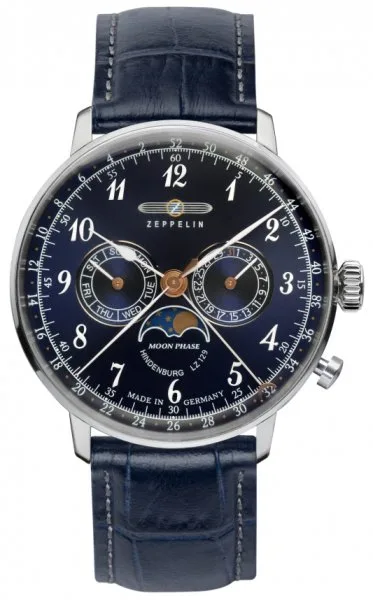 Zegarek Zeppelin, 7036-3, Męski, LZ129 Hindenburg Moonphase