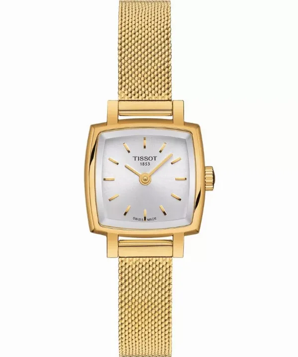 Zegarek damski Tissot T-Trend Lovely T058.109.33.031.00 – złoty, szwajcarski
