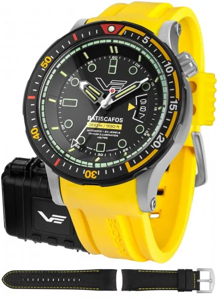 Vostok Europe Batiscafos Automatic NH35A-511E767S Zegarek Męski - Zestaw