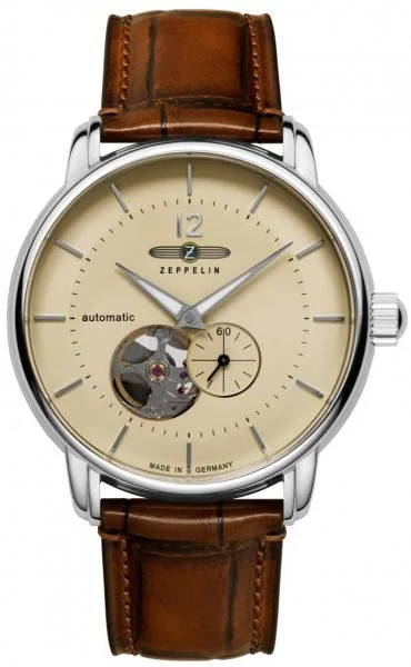 Zegarek Zeppelin, 8166-1, Męski, LZ120 Bodensee Automatic Open Heart