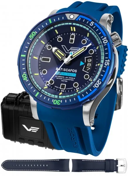Vostok Europe Batiscafos Automatic NH35A-511E768S Zegarek Męski - Zestaw