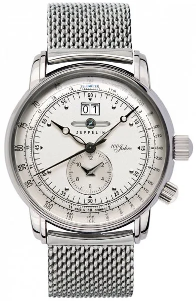 Zegarek Zeppelin, 7640M-1, Męski, 100 Jahre Zeppelin Dual Time