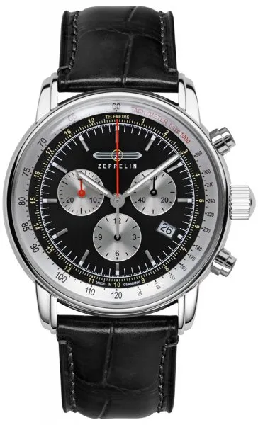 Zegarek Zeppelin, 8888-2, Męski, LZ 14 Marine Quartz Chronograph