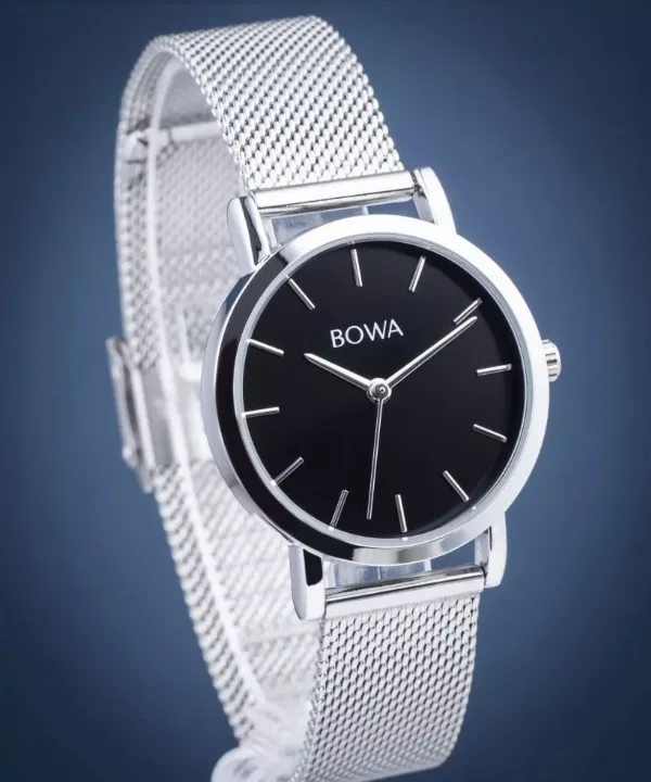Zegarek damski BOWA Tokyo Black-Silver Mesh 33