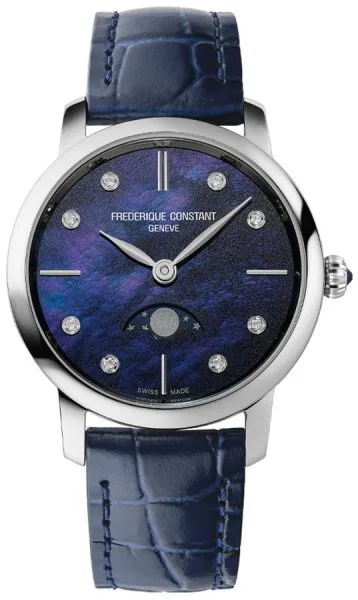 Frederique Constant CLASSICS SLIMLINE LADIES MOONPHASE FC-206MPND1S6