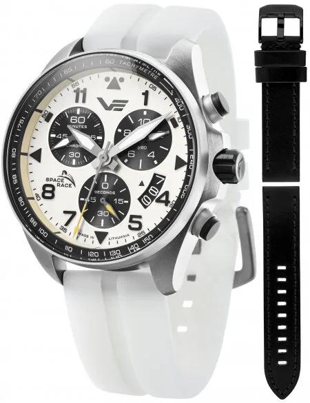 Vostok Europe Space Race White Chrono 6S30-325A743SW