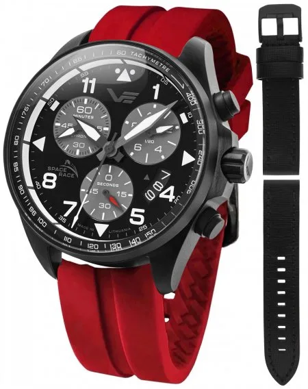 Vostok Europe Space Race Full Black Chrono 6S30-325C744SR