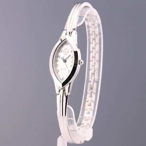 FUJI Time L2447QS - Silver - Damski - Zegarek kwarcowy na bransolecie