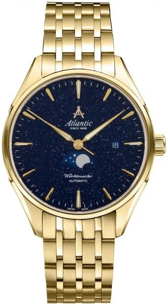 Atlantic Worldmaster Nightsky Moonphase – Niebieski Awenturyn 52788.45.91 Zegarek Męski Automatyczny