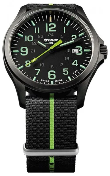 Traser P67 Officer Pro GunMetal Black/Lime TS-107426