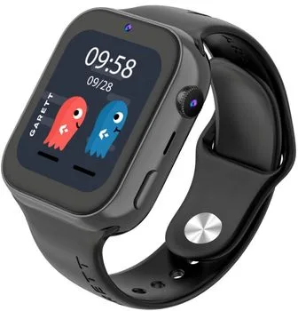 Smartwatch Garett Kids Twin 2 4G czarny – zegarek dla dzieci z GPS i kamerą