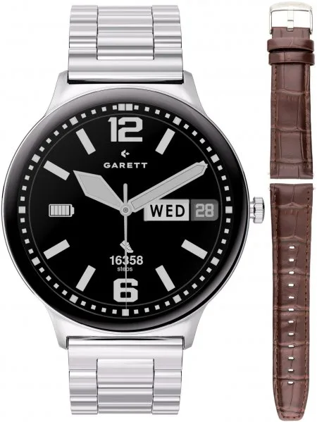 Garett Smartwatch Garett Quantum Glow Srebrny 5904238487563