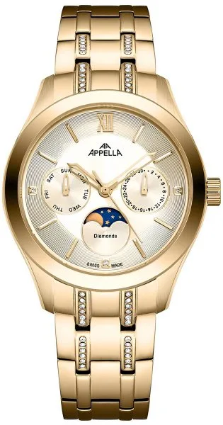 Appella L50021.1161DQF Zegarek Damski - z diamentami